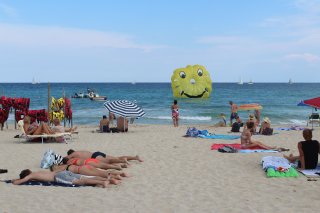 Strandleben auf Mallorca. Strandleben auf Mallorca.