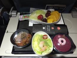 Lohnt sich bei Turkish Airlines immer: Das Specialmeal Fruit Platter Meal auf der Langstrecke Lohnt sich bei Turkish Airlines immer: Das Specialmeal Fruit Platter Meal auf der Langstrecke