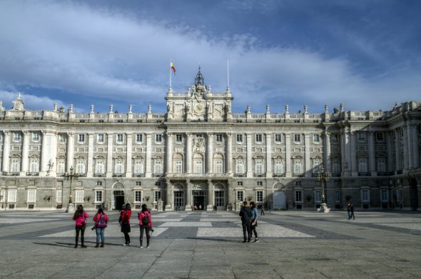 Der Königspalast in Madrid Der Königspalast in Madrid