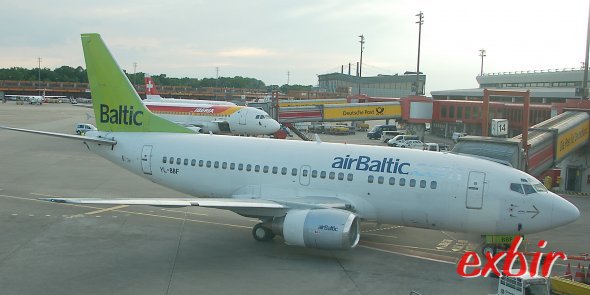 Sommerflüge der Air Baltic.  Foto: Christian Maskos