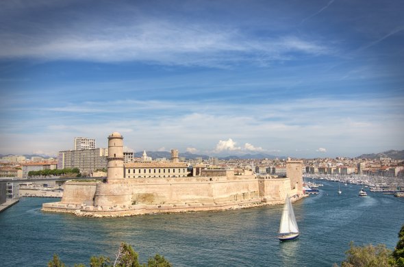 Das Fort Saint-Jeanin Marseille. Das Fort Saint-Jeanin Marseille.