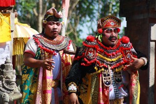 Tänzer in einer Barong Show in Batubulan, Bali Tänzer in einer Barong Show in Batubulan, Bali