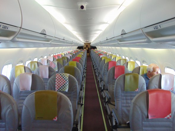 An Bord bei Volotea. An Bord bei Volotea.