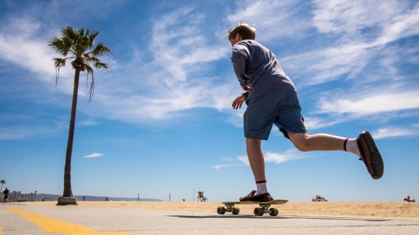 Skater in Venice Beach - Los Angeles, United States - Color street photography Skater in Venice Beach - Los Angeles, United States - Color street photography