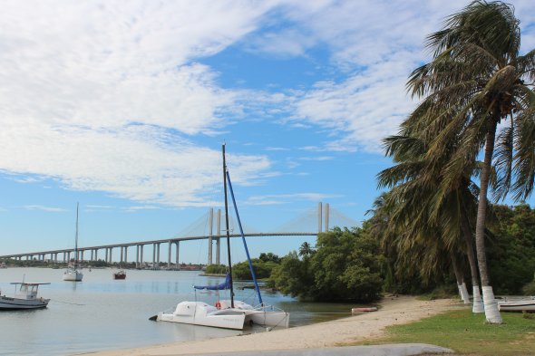 Praia particular no Iate Clube de Natal, Brasilien Praia particular no Iate Clube de Natal, Brasilien