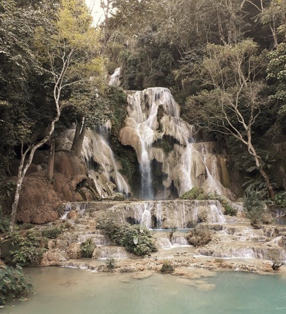 Kuangsi-Wasserfälle, Laos Kuangsi-Wasserfälle, Laos