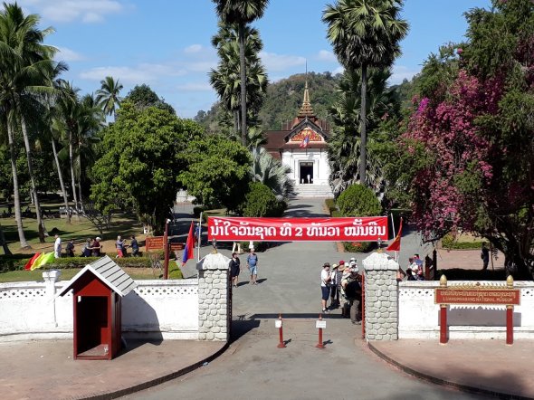 Der ehemalige Königspalast, Luang Prabang, Laos Der ehemalige Königspalast, Luang Prabang, Laos