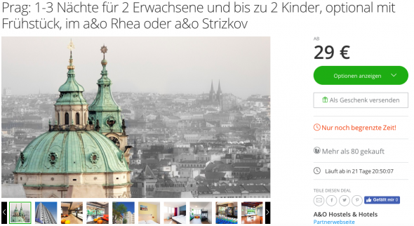Screenshot von groupon.de Screenshot von groupon.de