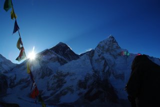 Mount Everest vom Gipfel von Kala Pattar, Nepal Mount Everest vom Gipfel von Kala Pattar, Nepal