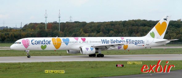 Condors Schmuckstück: Die Boeing 757-300 mit dem Spitznamen "Willi" gehört zu den schönsten Sonderbemalungen in der Geschichte der Condor. Foto: Christian Maskos Condors Schmuckstück: Die Boeing 757-300 mit dem Spitznamen "Willi" gehört zu den schönsten Sonderbemalungen in der Geschichte der Condor. Foto: Christian Maskos