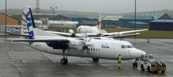VLM ist einer der letzten Betreiber der legendären Fokker 50 in Europa. Foto: Christian Maskos VLM ist einer der letzten Betreiber der legendären Fokker 50 in Europa. Foto: Christian Maskos
