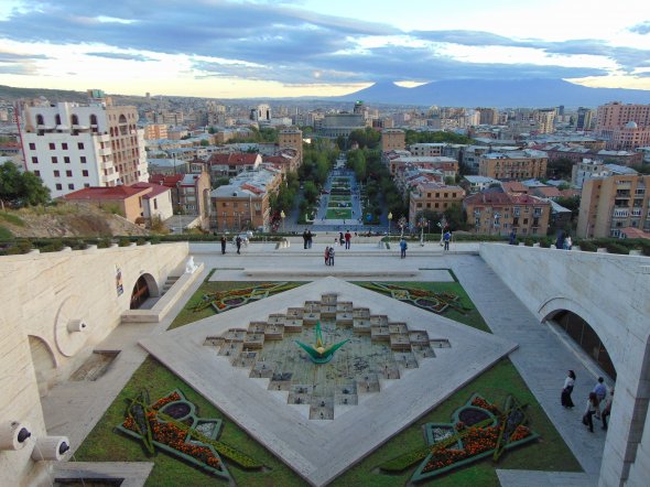 Stadtsicht in Yerevan, Armenien Stadtsicht in Yerevan, Armenien