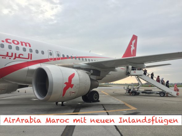Ein Airbus A320 der marokkanischen AirArabia Maroc Ein Airbus A320 der marokkanischen AirArabia Maroc