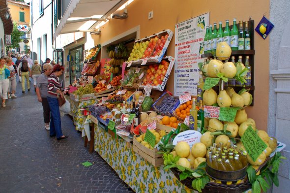 Limone sul Garda - Altstadt, Italien Limone sul Garda - Altstadt, Italien