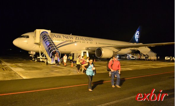 Mit dieser Boeing 767-300ER ging es die Vergangenheit.  Foto: Christian Maskos