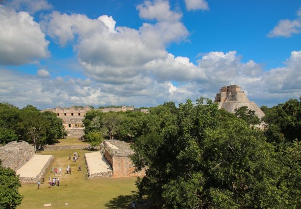 Maya Ruinen Uxmal, Mexiko Maya Ruinen Uxmal, Mexiko