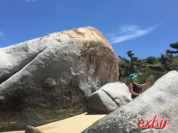 Felsformation in den Virgin Gorda Baths Felsformation in den Virgin Gorda Baths