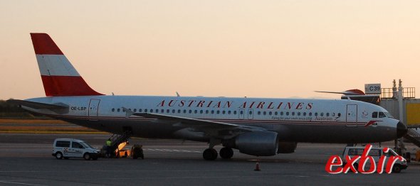 Ein Airbus von Austrian Airlines. Foto: Christian Maskos