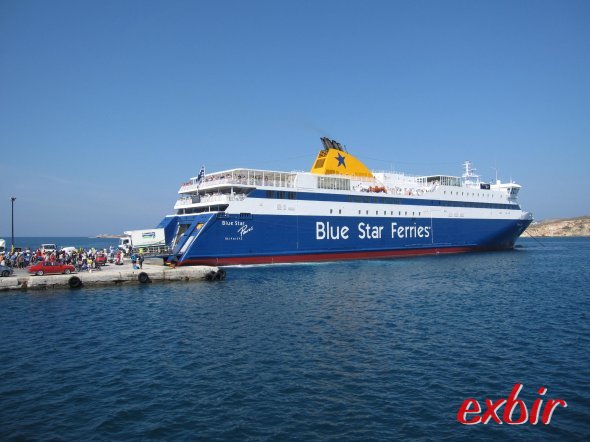 Blue Star Ferry. Foto: FlyWolf Blue Star Ferry. Foto: FlyWolf