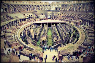 Rom - das Kolosseum, Italien, eines der neuen 7 Weltwunder