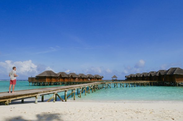 Fihalhohi Island Resort Water Bungalow, Malediven