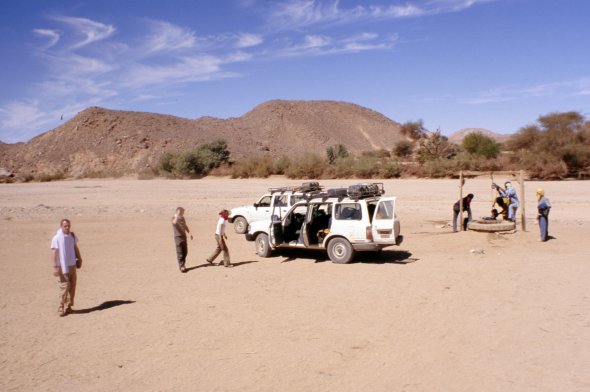 Ausflug in der Sahara, Algerien Ausflug in der Sahara, Algerien