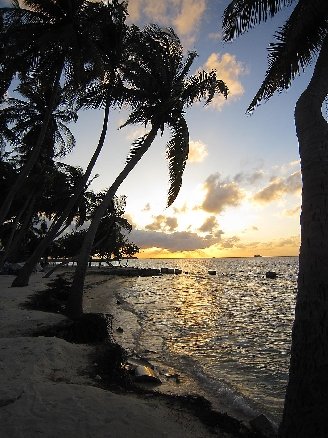 Der Strand vor dem Whiteshell Beach Inn auf der Insel Maafushi.