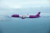 WOW A321 über Island