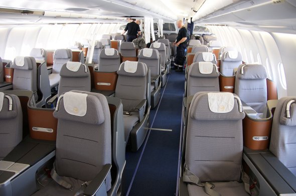 Die Business Class im Lufthansa Airbus A330-300