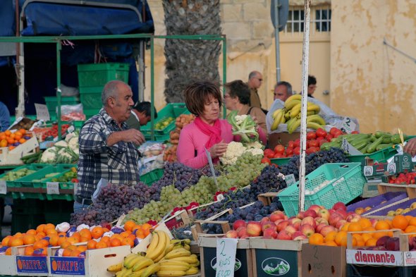 Markttag in Marsaxlokk, Malta