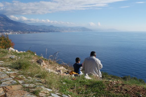 Father & Son  On the Alanya Peninsula, Turkey