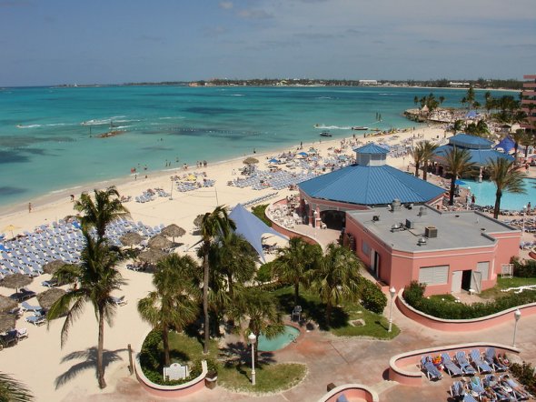 Radisson, Bahamas,  From our balcony - to the left