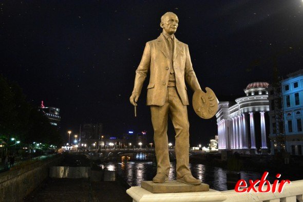 Wie verwandelt: Skopje jetzt monumental.Foto: Christian Maskos Wie verwandelt: Skopje jetzt monumental.Foto: Christian Maskos