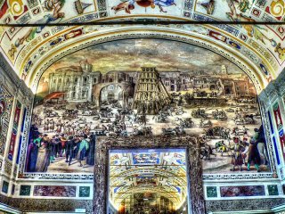 Rom - Vatikanische Museen, Großer Saal der Bibliothek, Salone Sistino