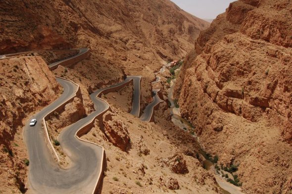 Gebirgspass Marokko