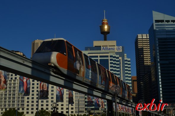 Abschiedsfahrt mit derSydneyMonorail.Foto: Christian Maskos Abschiedsfahrt mit derSydneyMonorail.Foto: Christian Maskos