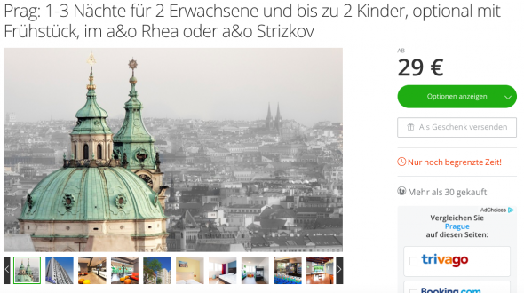 Screenshot von groupon.de