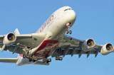 Ein Airbus A380 - auf vielen Routen bei Emirates unterwegs