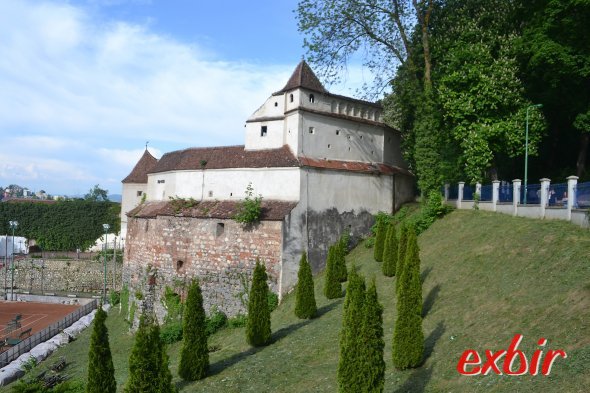Die Weberbastei an der äußeren Stadtmauer.  Foto: Christian Maskos