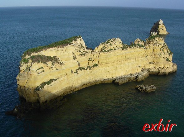 Insel vor Faro, Lagos, Algarve Spanien