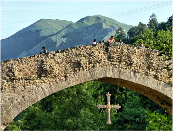 2482-Puente romano en Cangas de Onis Cangas De Onis, Asturias, Spain