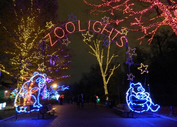Ein toller Ausflug für den Winter: Washington mit  X-MAs-Markt und Washington Zoo Lightning, USA