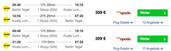 Neue Sparfluge Nach Sudostasien Mit Scoot Nach Kuala Lumpur Ab 309 Return