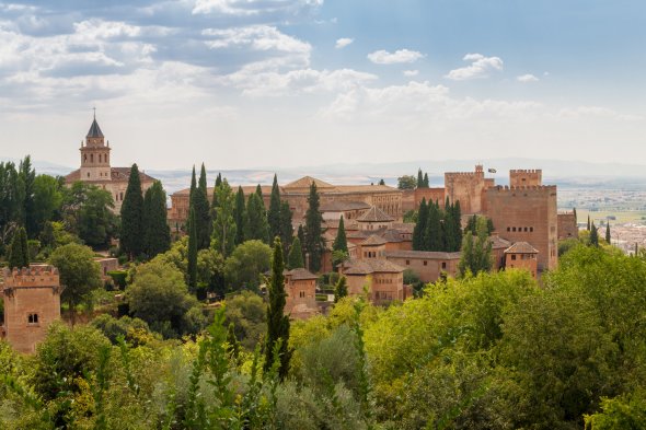 Generalife Alhambra, Granada, Andalusia Spain