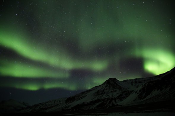 Polarlichter über Island