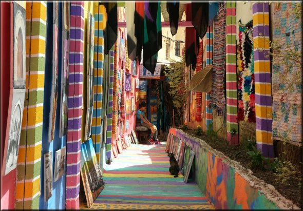 Straße der Farben Marokko