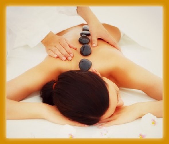 hotstone massage at spa