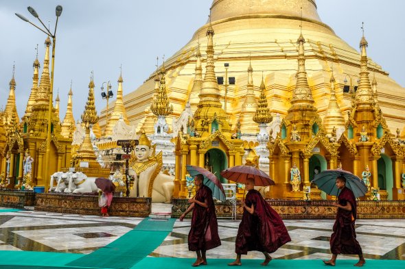 Shwedagon-Pagode Yangon, Myanmar