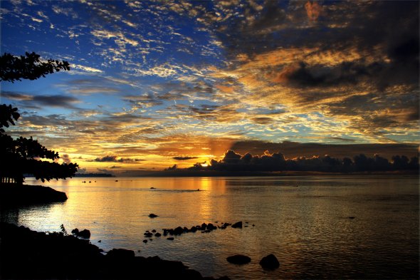 Sonnenuntergang, Samoa