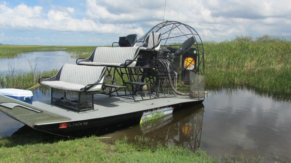 Airboat in the Florida Everglades